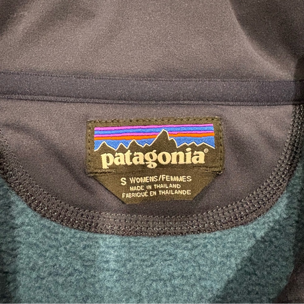Patagonia Women’s Small Performance Better Sweater Hoody Blue Full Zip Outdoor - Picture 4 of 8